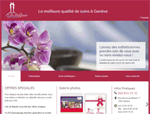 Tablet Screenshot of ile-de-beaute.ch